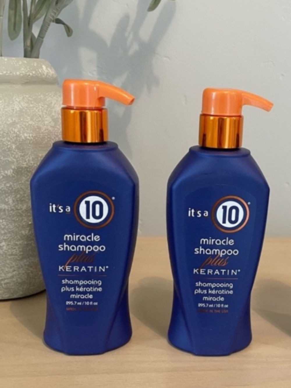 NEW! It’s a 10 miracle daily shampoo plus keratin